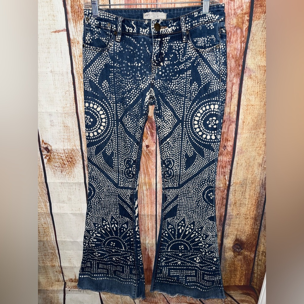 Free People Discharge Bali Flare Jeans size 25